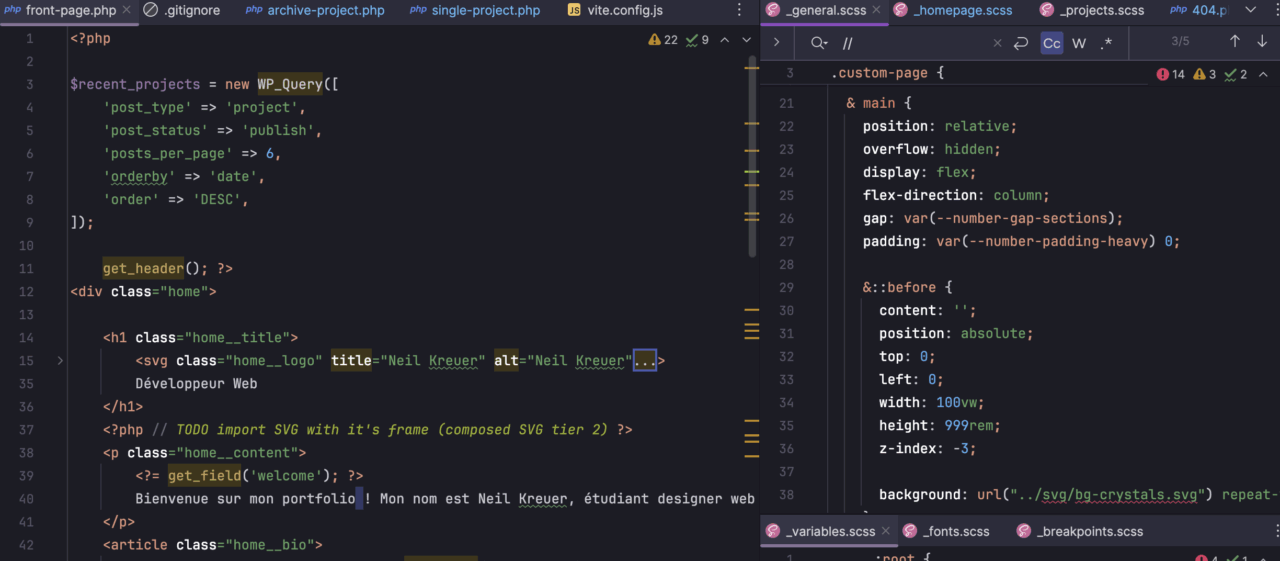 A bunch of code